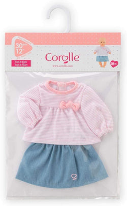 BB 12" Top & Skirt - Corolle Doll Outfit