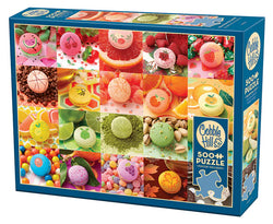 Nom Nom Macarons 500pc Puzzle - Cobble Hill