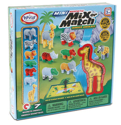 Mini Magnetic Mix or Match Jungle Animals