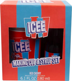 ICEE Making Cup & Cherry Syrup