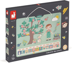 Seasons Calendar - French Version - Wooden Magnetic