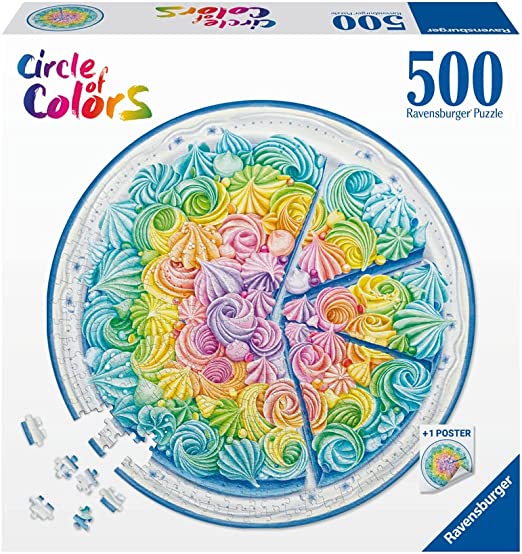Circle of Colours Rainbow Cake 500pc