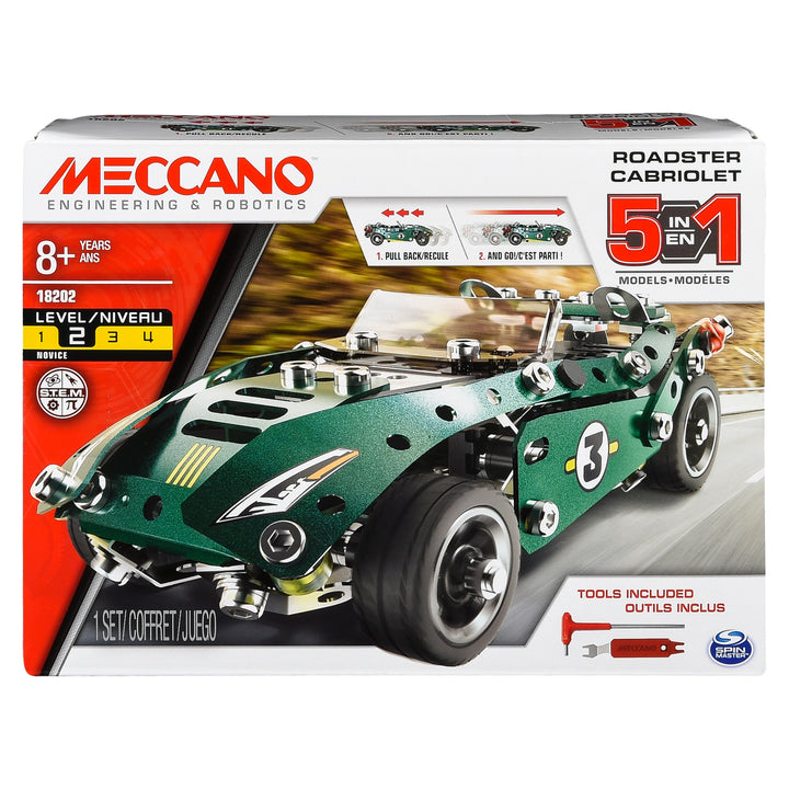 Meccano 5 Model Set Pull-Back Car