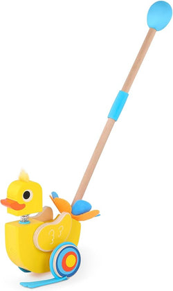 Battat - Quack & Go Duck Push Toy