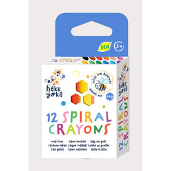12 Spiral Crayons - Haku Yoka