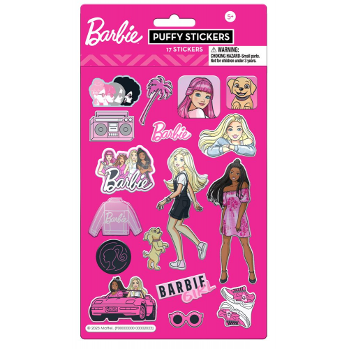 Barbie - Puffy Stickers