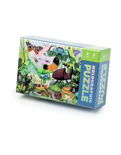 Backyard Bugs - 50pc Holographic Foil Puzzle - Crocodile Creek