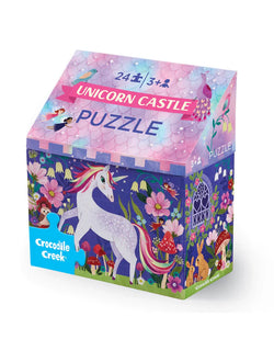 Unicorn Castle 24pc Puzzle - Crocodile Creek