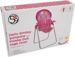 Sunshine Dots Doll High Chair 24"