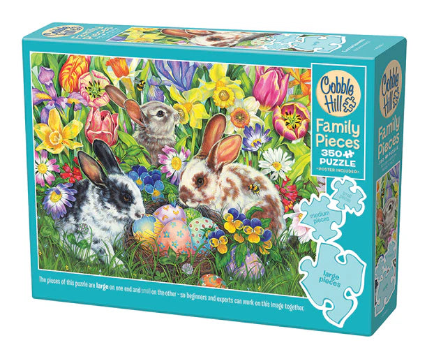 Easter Bunnies 350pc Family Puzzle - Cobble Hill