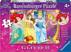 Disney Princesses - Heartsong Glitter 60pc Puzzle Ravensburger