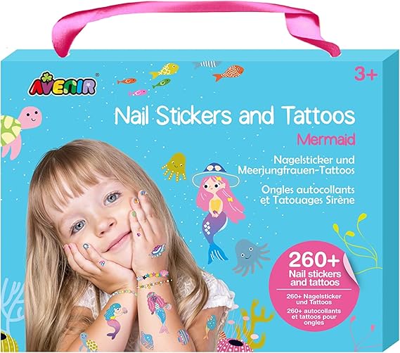 Nail Stickers & Tattoos - Mermaid