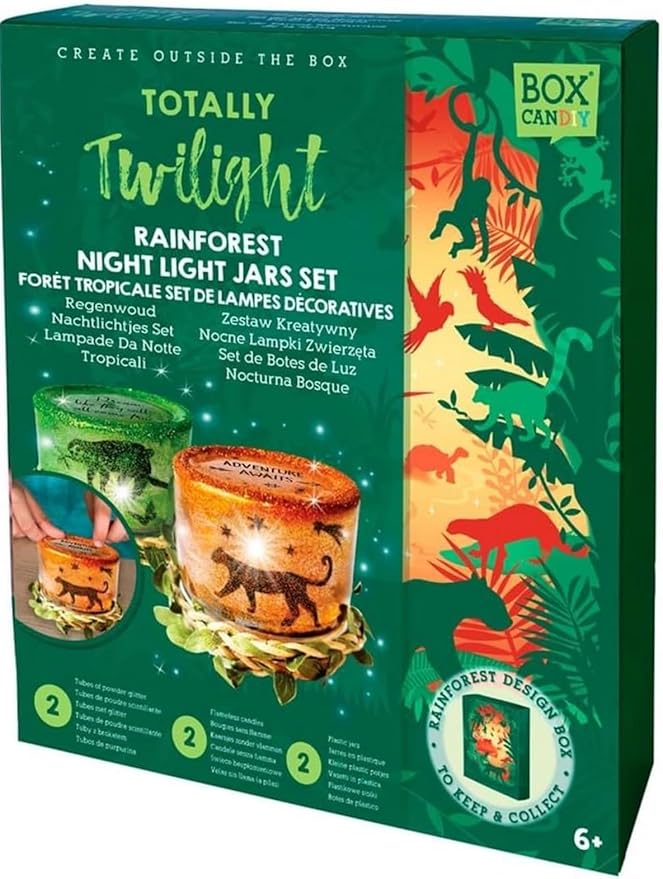 Totally Twilight Rainforest Night Light Jars Set - Box Candiy