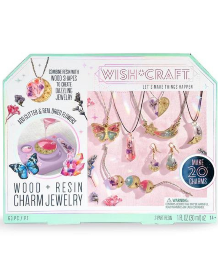 Wood & Resin Charm Jewelry