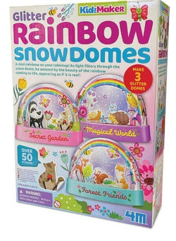 Glitter Rainbow Water Domes - 4M
