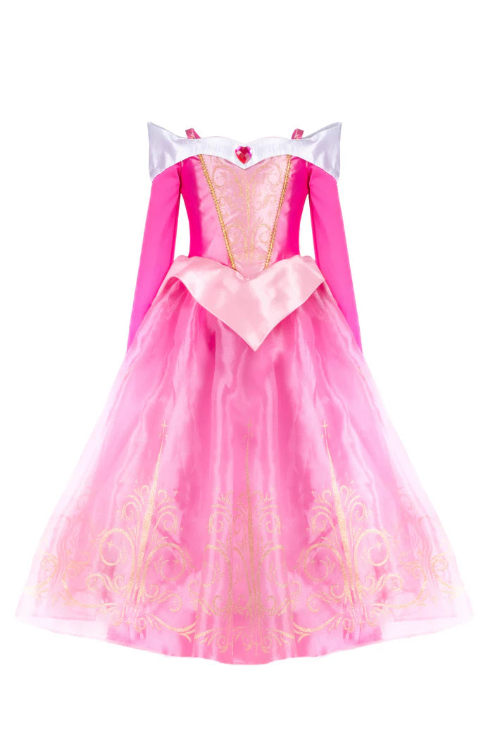 Once Upon A Princess Sleeping Cutie Dress Sz 5-6 Great Pretenders