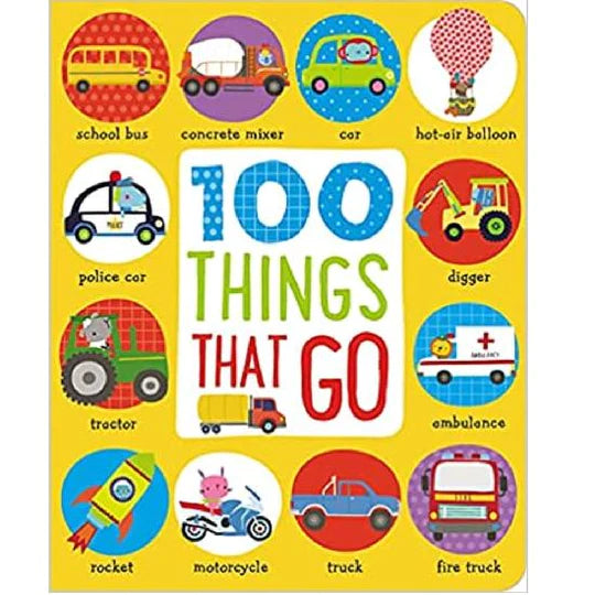 100 Things That Go Board Book