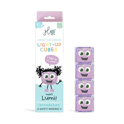 Lumi Purple - Glo Pals - Light Up Cubes 4pk