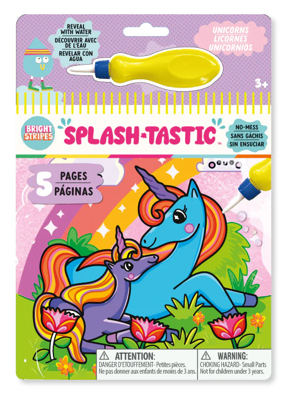 Splash-Tastic Unicorns Magic Reveal Pad - Bright Stripes