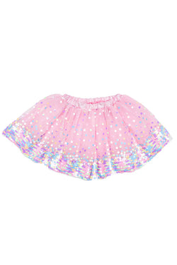 Party Fun Sequins Skirt - Pink/Neon Sz 5/6 Great Pretenders