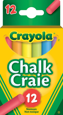 Crayola 12 Coloured Chalks