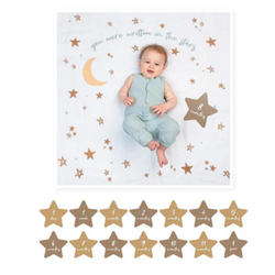 Written in the Stars - Baby's 1st Year Milestone Blanket