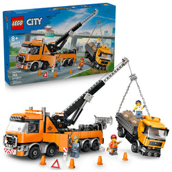 Heavy-Duty Recovery Tow Truck with Crane - Lego City Big Vehicles