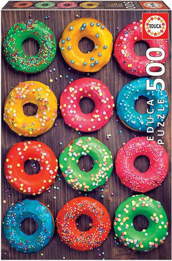 Colourful Donuts 500pc Puzzle - Educa