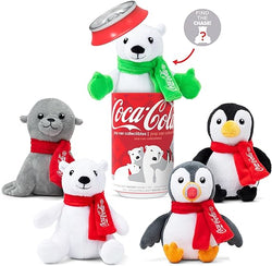 Coca-Cola Pop Cans Plush 5" Collectibles