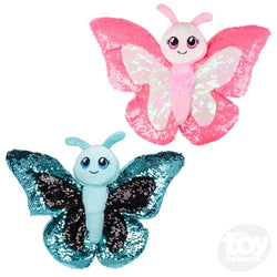 Sequin Plush Butterfly 10"