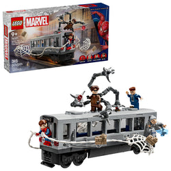 Spider-Man vs Doc Ock Subway Train Scene - Lego Super Heroes Marvel