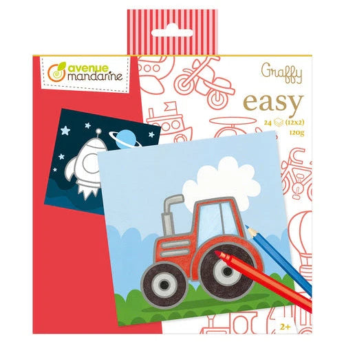 Means of Transport - Graffy Easy - Learn to Colour