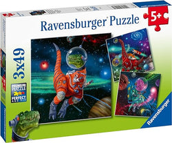 Dinosaurs in Space 3 x 49pc Ravensburger