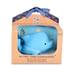 Dolphin - Natural Rubber Teether/Rattle/Bath Toy