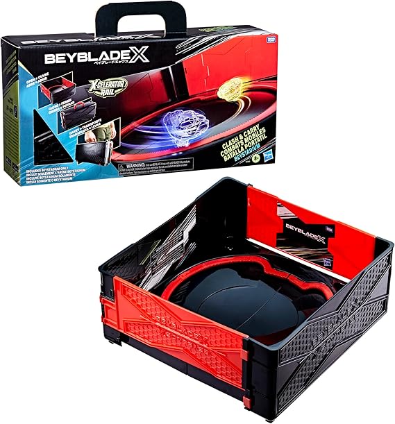 Beyblade X - Clash and Carry Beystadium Battle