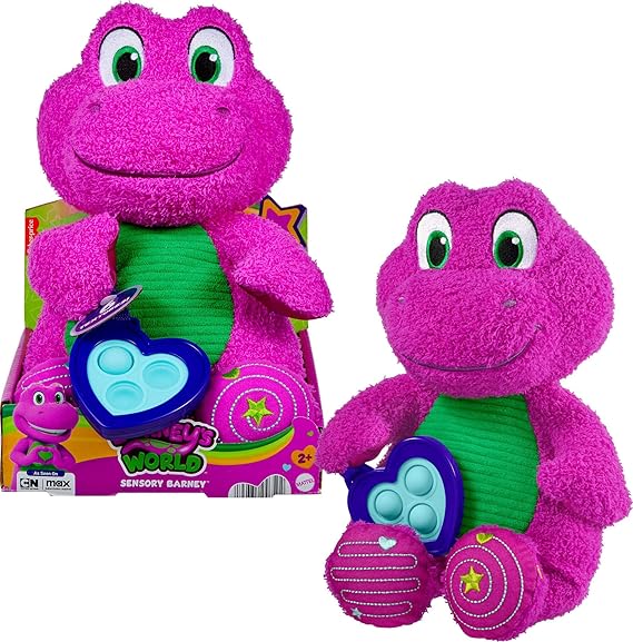 Barney's World - Sensory Barney Plush 12
