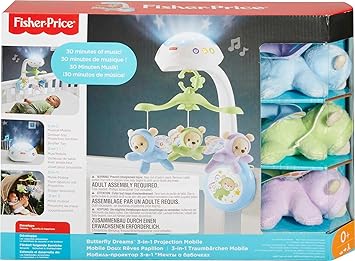Butterfly Dreams 3-in-1 Musical Mobile - Fisher Price