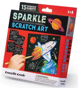 Galaxy Sparkle Scratch Art