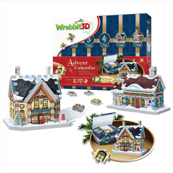 Wrebbit 3D Advent Calendar - A 3D Puzzle Christmas Village