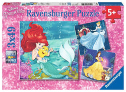 Disney Princesses Adventure 3 x 49pc Ravensburger
