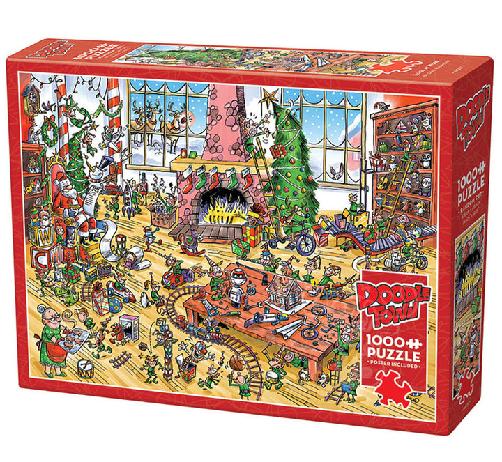 Doodletown: Elves at Work 1000pc