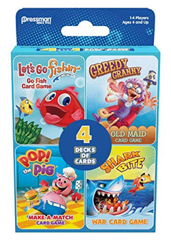 4-in-1 Classic Card Game Set