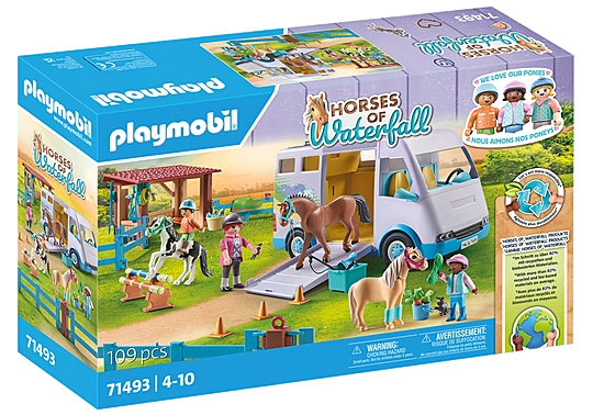 Mobile Horse Riding School - Playmobil Horses of Waterfall