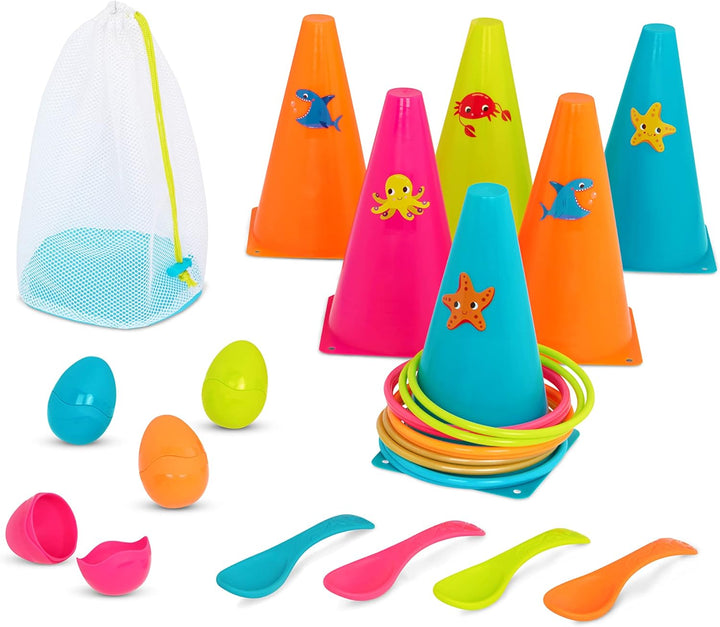 Ring Toss & Egg-and-Spoon Game