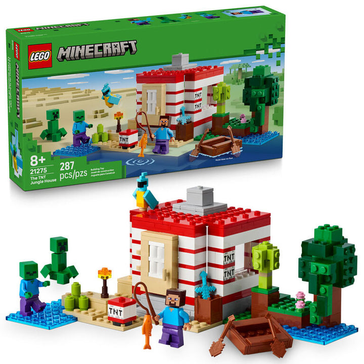 The TNT Jungle House - Lego Minecraft