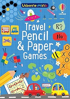 Travel Pencil & Paper Games Mini Book - Usborne