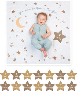 Written in the Stars - Baby's 1st Year Milestone Blanket