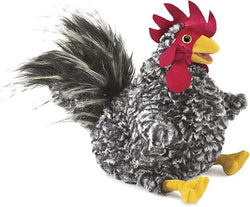 Barred Rock Rooster Puppet - Folkmanis