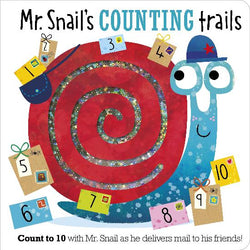 Mr. Snail's Counting Trails Board Book