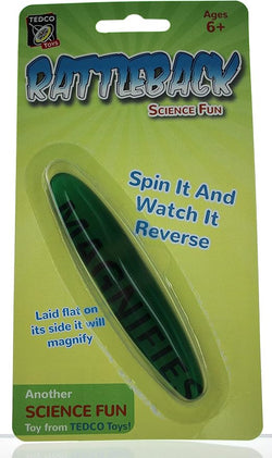 Rattleback Science Spinner - Tedco Toys